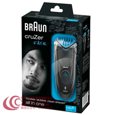 博朗(braun) 剃须刀 cruzer5 充电式 单刀头