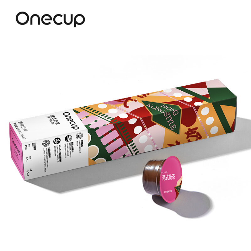 onecup 胶囊饮品 奶茶胶囊 10颗装 270g 港式奶茶