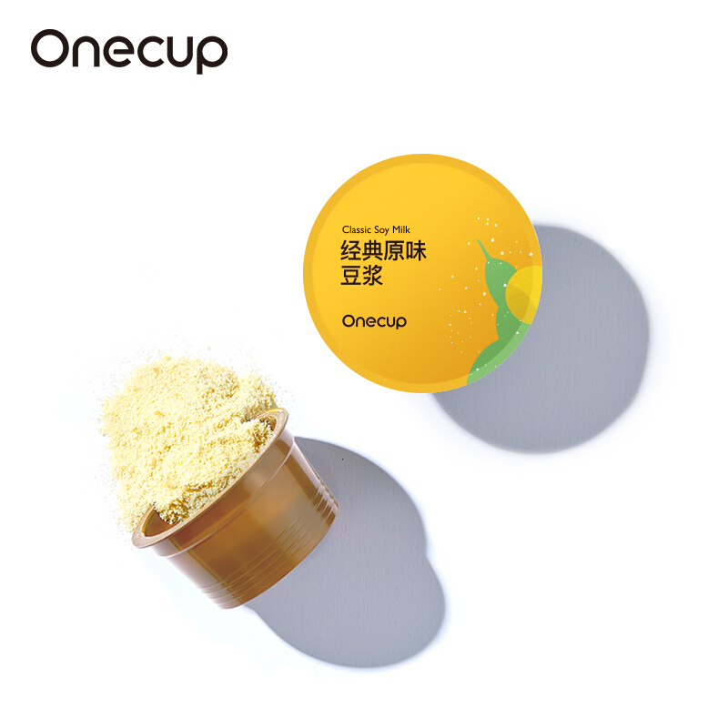 onecup 胶囊饮品 非转基因大豆 丰富蛋白 10颗装 255g 经典原味豆浆