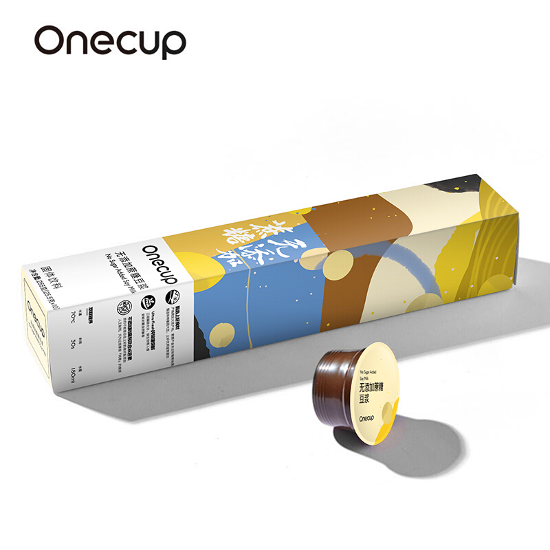 onecup 胶囊饮品 营养高蛋白 非转基因大豆 10颗装 255g 无添加蔗糖豆浆